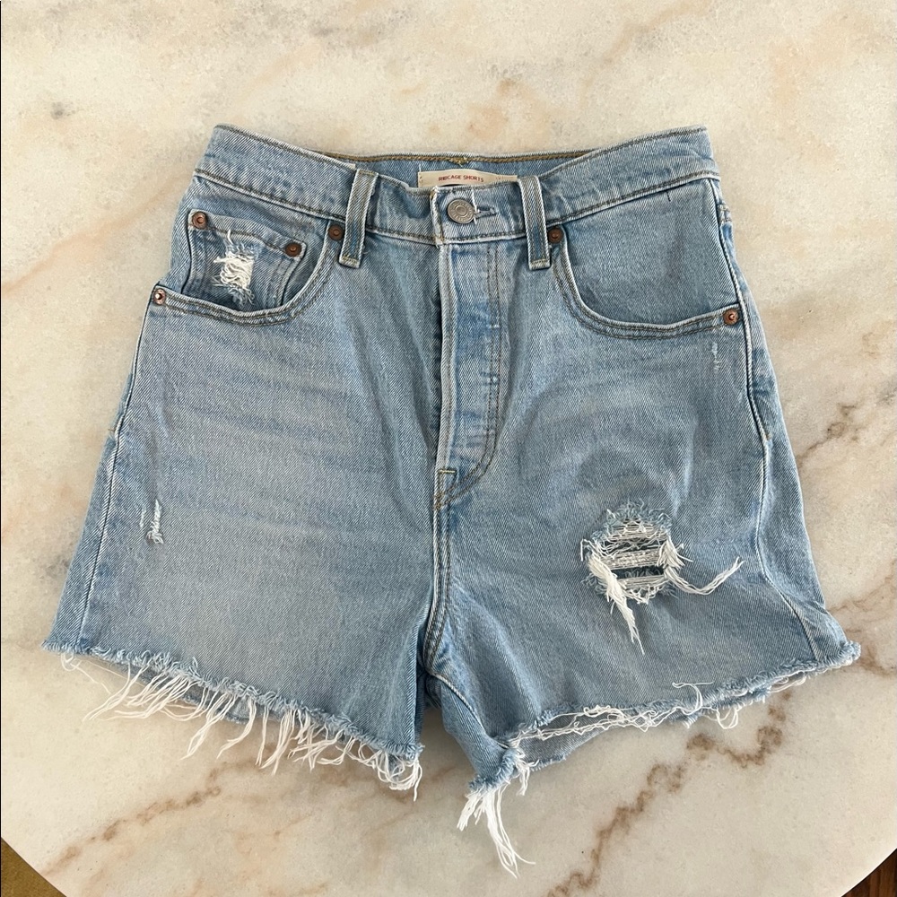 Levi Ribcage High-waist Shorts